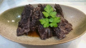 豚軟骨の赤ワイン煮込み 簡単 暇人用