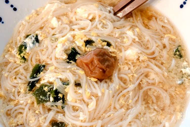 にゅうめん 簡単 そうめん消費 鍋１つで レシピ 作り方 By たんたんのキッチン クックパッド