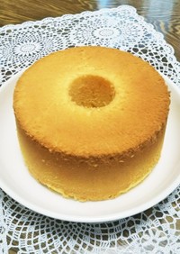 ふんわり米粉のシフォンケーキ