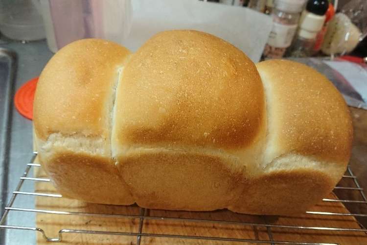 パウンドケーキ型でふんわり山型食パン レシピ 作り方 By マドレーヌ夫人3 クックパッド