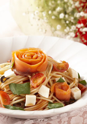 さわやかな香りと酸味がおいしい冷製パスタ