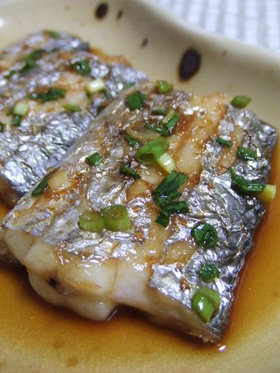 タチウオの薬味じょうゆ