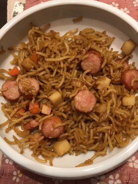 幼児も食べやすい焼きそば