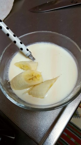 お手軽バニラヨーグルト