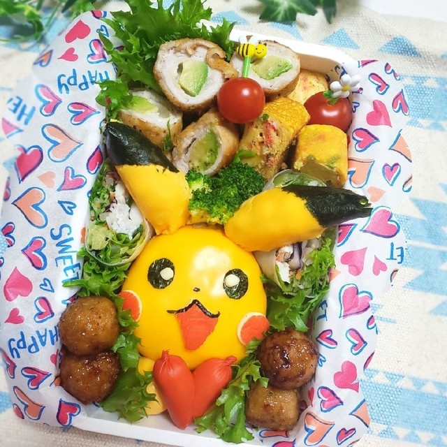 ポケモン ピカチュウ 弁当 キャラ弁 レシピ 作り方 By にｬん吉 クックパッド 簡単おいしいみんなのレシピが359万品