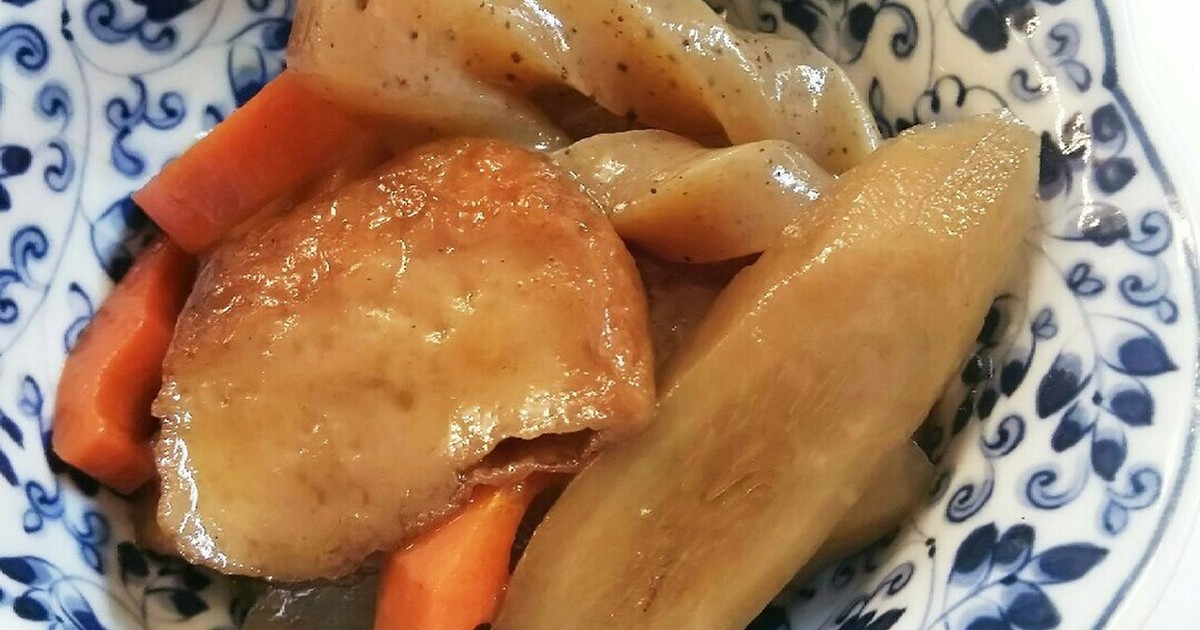ごぼう こんにゃく さつま揚げ 炒め煮 レシピ 作り方 By Msgnb1 クックパッド 簡単おいしいみんなのレシピが357万品
