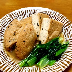 がんもどきの煮物 小松菜添え *☻*
