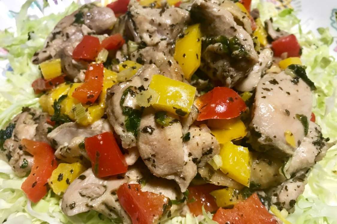 糖質オフ ダイエット 彩り鶏バジル炒め レシピ 作り方 By ミセスオリーブ クックパッド 簡単おいしいみんなのレシピが379万品