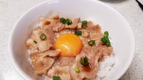 レンジで作れる‼~おひとりさま豚丼