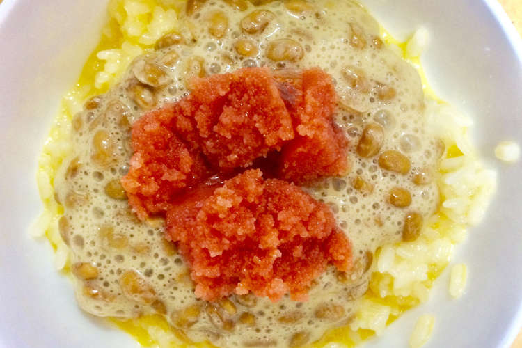 納豆明太卵かけごはん レシピ 作り方 By せ け クックパッド 簡単おいしいみんなのレシピが364万品