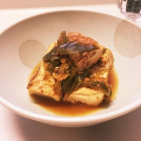 ツナと焼豆腐の煮物♪