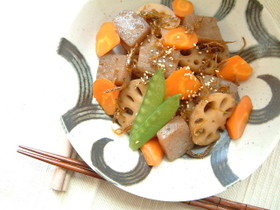 れんこんの炒め煮