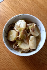簡単✨長芋と豚肉の優しい煮物