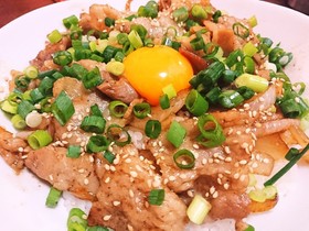 すぐできるこく照り豚丼