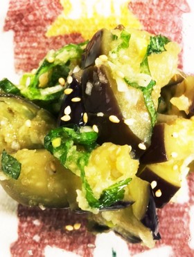 揚げナスのおろし和え