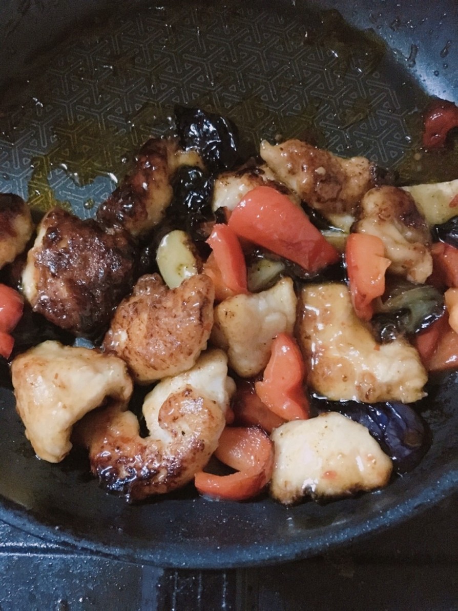 コスパよし！鶏むね肉と野菜のスイチリ炒めの画像