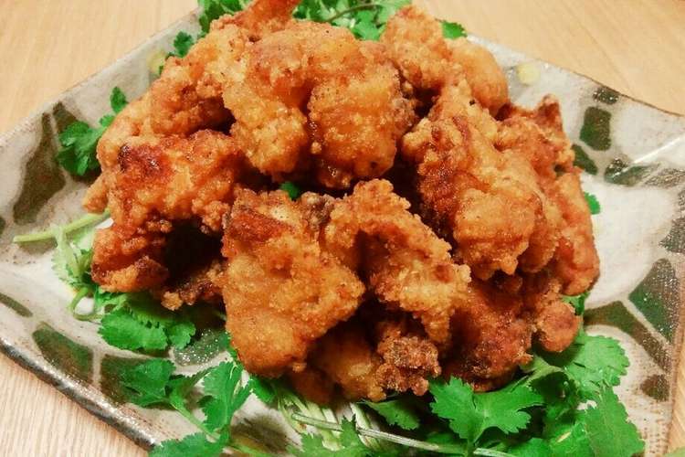 カリカリジューシー もも肉の唐揚げ レシピ 作り方 By Cokichi クックパッド 簡単おいしいみんなのレシピが351万品
