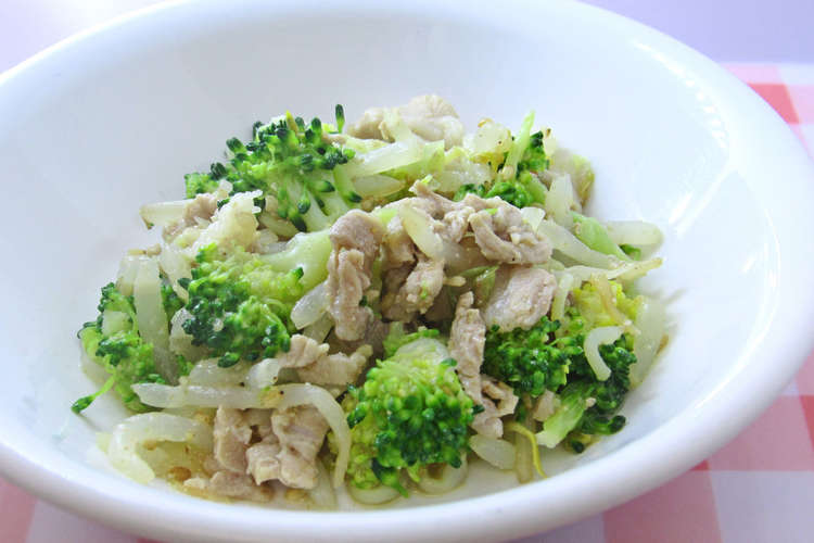 もやしと豚肉のごま酢あえ レシピ 作り方 By 学校法人森友学園 クックパッド