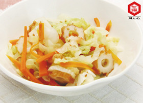 レンジ簡単*キャベツと人参のちくわ和え