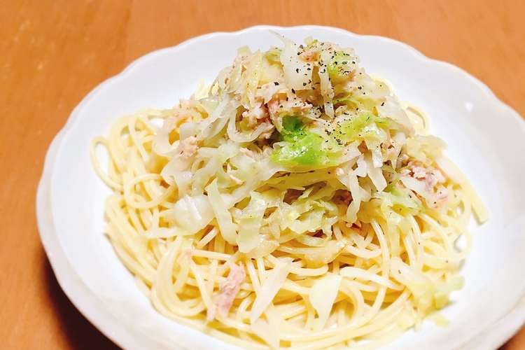 ニンニク無し キャベツとツナだけのパスタ レシピ 作り方 By チャコールグレイ クックパッド