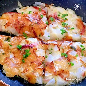 新玉ねぎで♡ハッシュドオニオンチーズ♪