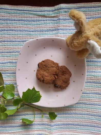 「ココアクランベリークッキー」米粉使用の写真