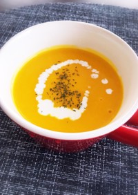 甘ーい♡新玉ねぎとかぼちゃのスープ
