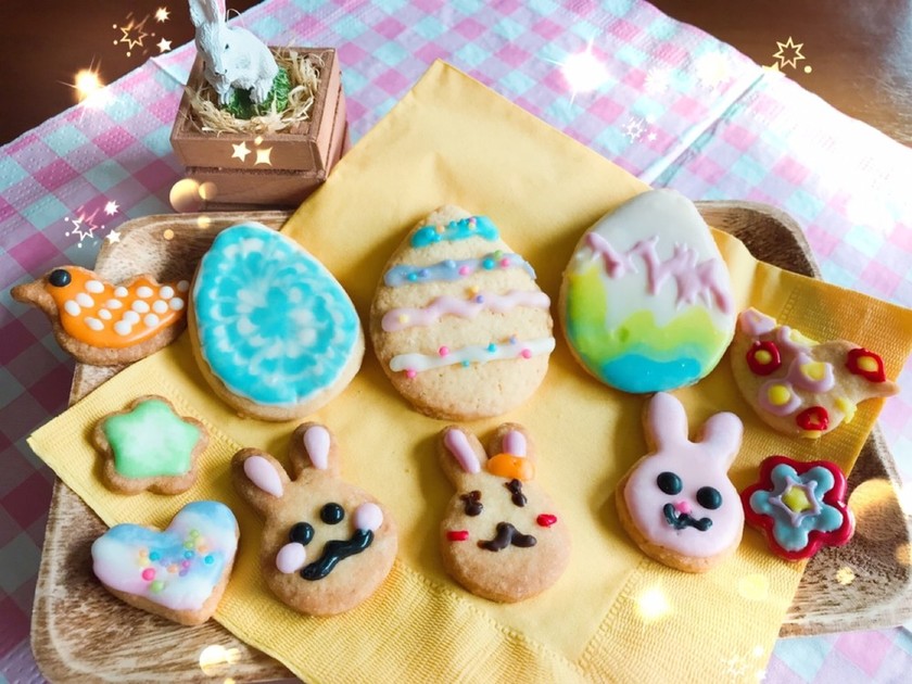 クッキー生地入りイースターエッグのレシピ