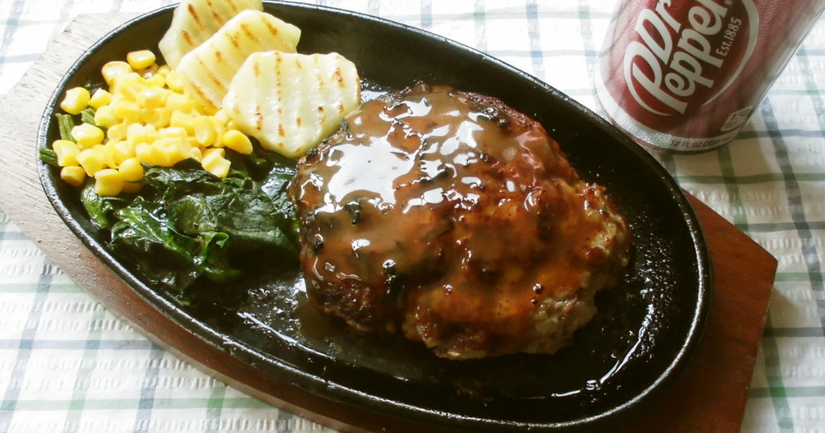 Wグレイビーソースのusaハンバーグ レシピ 作り方 By 花時計咲いた クックパッド
