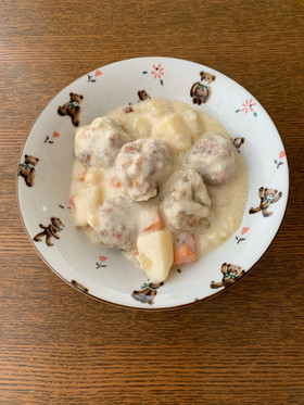 ❀柔らか肉団子のクリーム煮❀