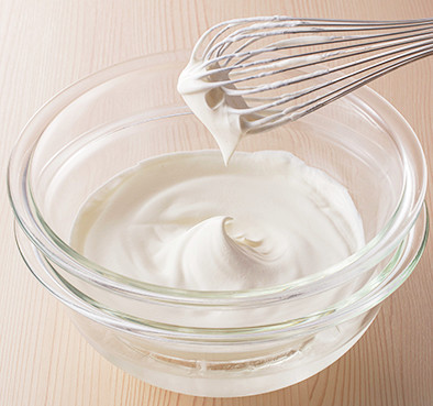 安定化ホイップクリームのレシピ
