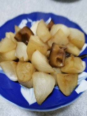 かぶと干し椎茸の煮物。