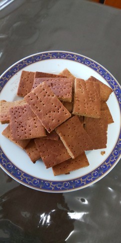 強力粉ときな粉利用のクッキー