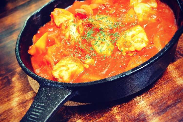 鶏もも肉のトマト煮込み レシピ 作り方 By うえの食卓 クックパッド 簡単おいしいみんなのレシピが360万品