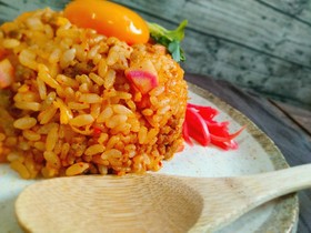 【パラパラ】本格!なると入りキムチ炒飯♬