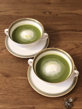 のらぼう菜のポタージュ