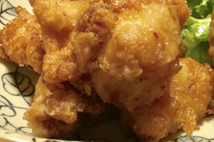 雑な男料理 鶏むね肉のジューシー唐揚 レシピ 作り方 By シャローフリーク クックパッド 簡単おいしいみんなのレシピが360万品
