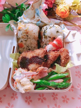 中3女子弁当♪試合頑張れー!!
