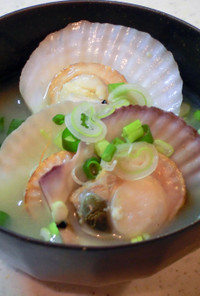 ベビーホタテ(ホタテ稚貝)のお味噌汁