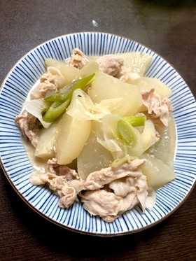 大根と豚肉の味噌煮♡