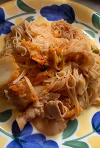 豚キムチ麺 超カンタン