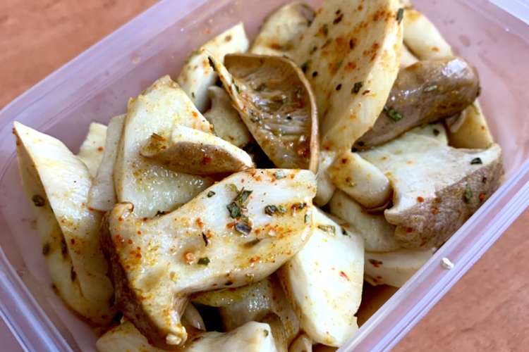 エリンギだけのカレー炒め 作り置き レシピ 作り方 By ひとり暮らし記録 クックパッド