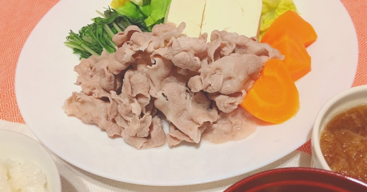 豚しゃぶと春の温野菜 おろしソース レシピ 作り方 By ゆうかずキッチン クックパッド
