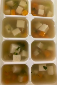 離乳食後期☆高野豆腐と野菜の含め煮