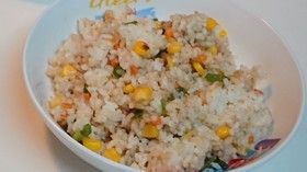 ツナと彩り野菜のさっぱりチャーハン