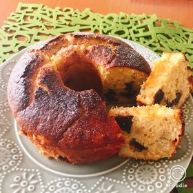 完熟バナナとあんこのしっとりケーキ♡♡