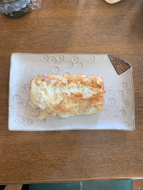 ❀卵白でベーコンとチーズ卵焼き❀