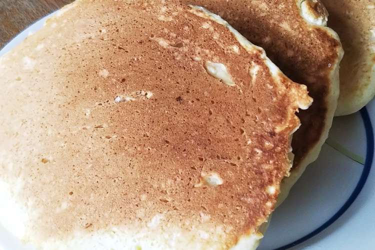 Mix粉不使用の腹割れホットケーキ レシピ 作り方 By ほのあんこ クックパッド 簡単おいしいみんなのレシピが360万品