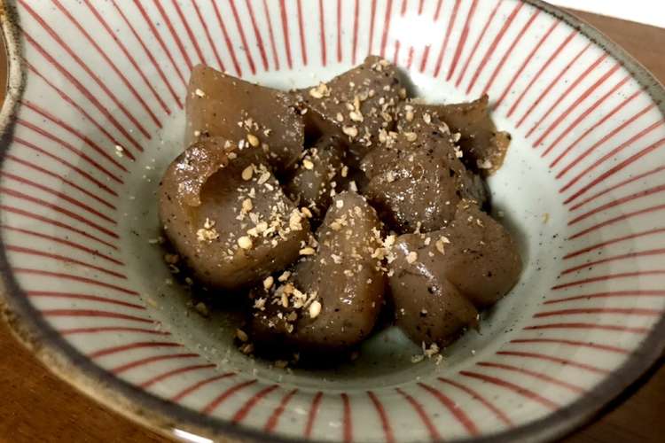 子供も大好き こんにゃくの照り煮 レシピ 作り方 By なかこ クックパッド 簡単おいしいみんなのレシピが359万品