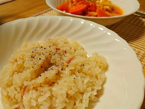 簡単♪炊飯器でガーリックライス♪